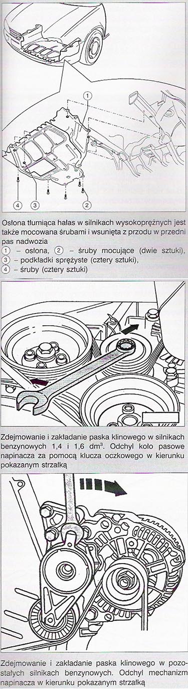 Wymiana Paska Wieloklinowego – Volkswagen Golf 4 – Bora – Parking Lotnisko Okęcie – Warszawa